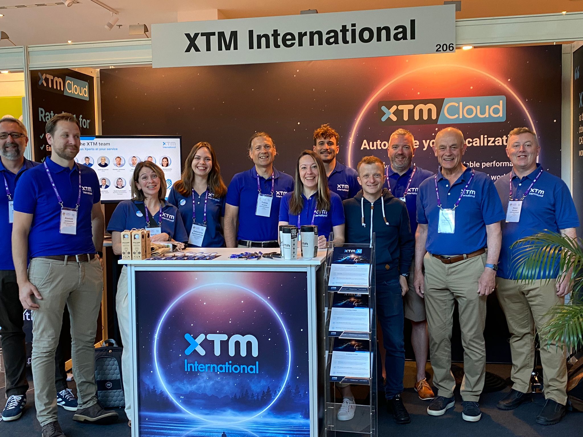 Some of the XTM team at LocWorld47 