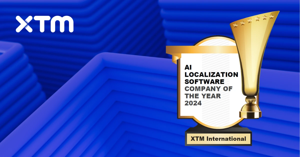 XTM International named “AI Localization Software Company of the Year 2024” by CIOReview illustration