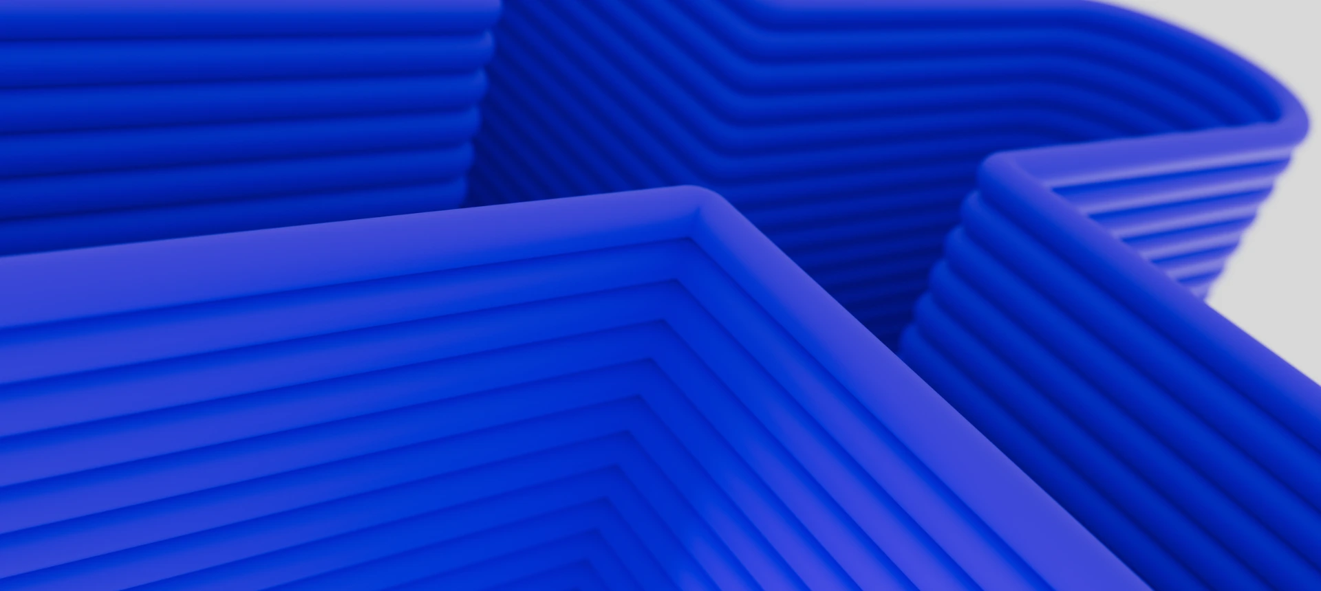 XTM 3d ident in indigo with a ridge texture