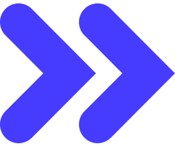 Double arrow in blue