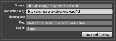 Unreal Localization Dashboard