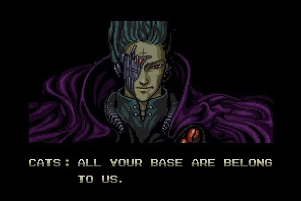 Zero Wing game meme