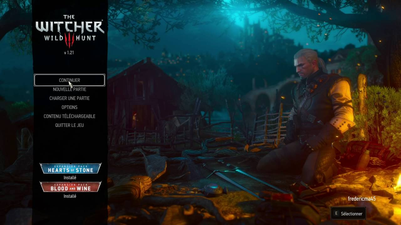 The Witcher localized gameplay