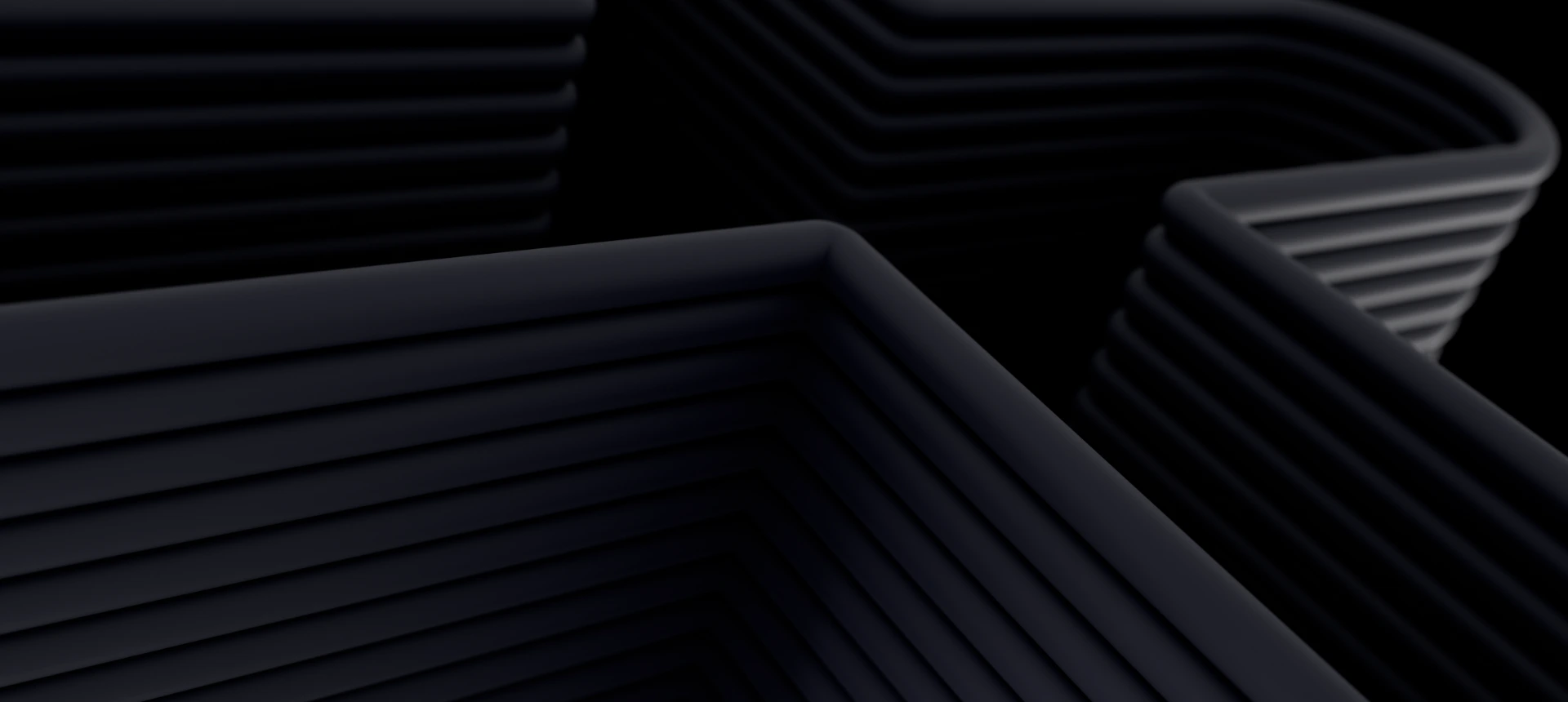 XTMs black x 3d graphic, zoomed in