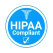 Badge stating FlowFit by XTM is HIPPA Compliant 